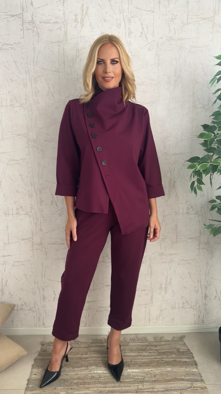 Chiara Twin Set-Βουργουνδι