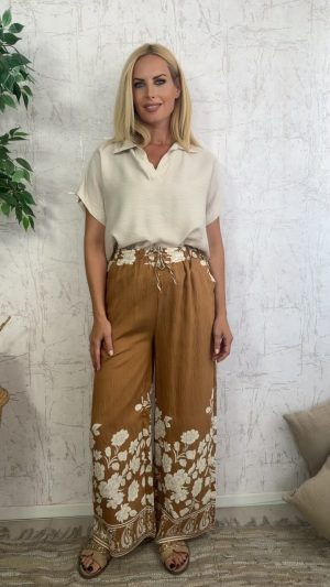 Sizzle Twin Set-Καμηλο