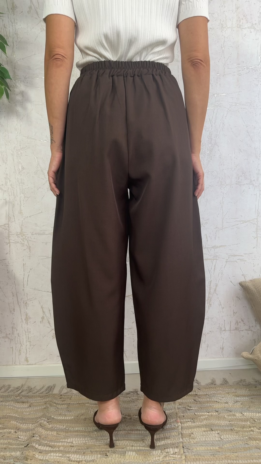 Spot Pants-Καφε