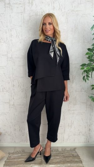 Martina Twin Set-Μαυρο