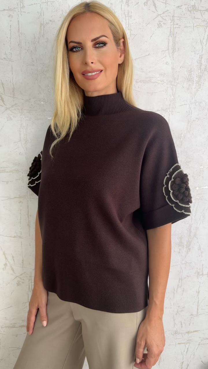 Rose Blouse-Καφέ