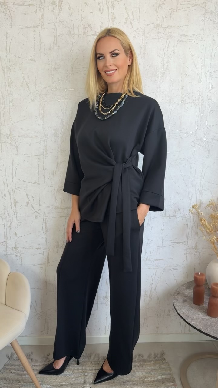 Mera Twin Set-Μαύρο