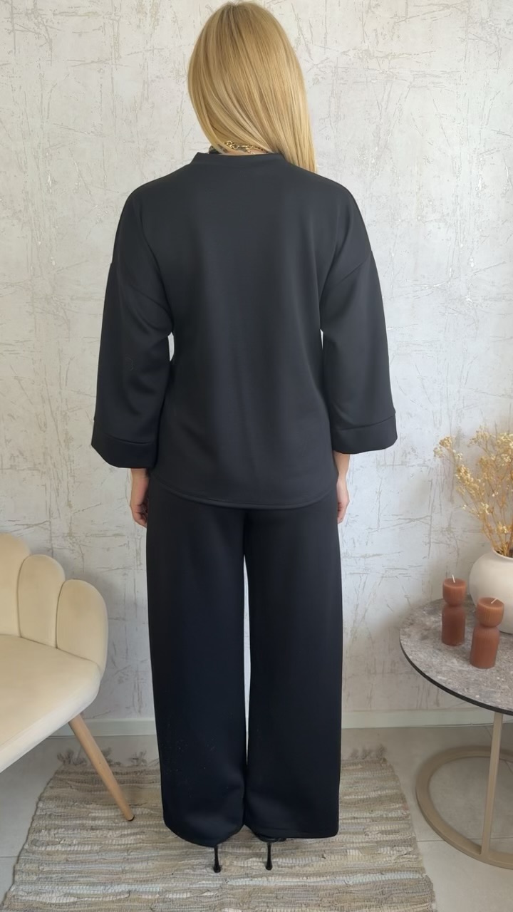 Mera Twin Set-Μαύρο