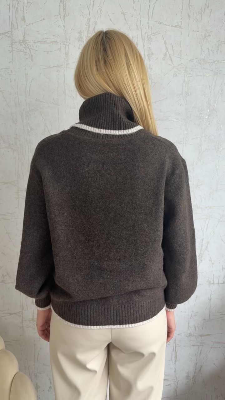 Veronica Sweater-Καφε