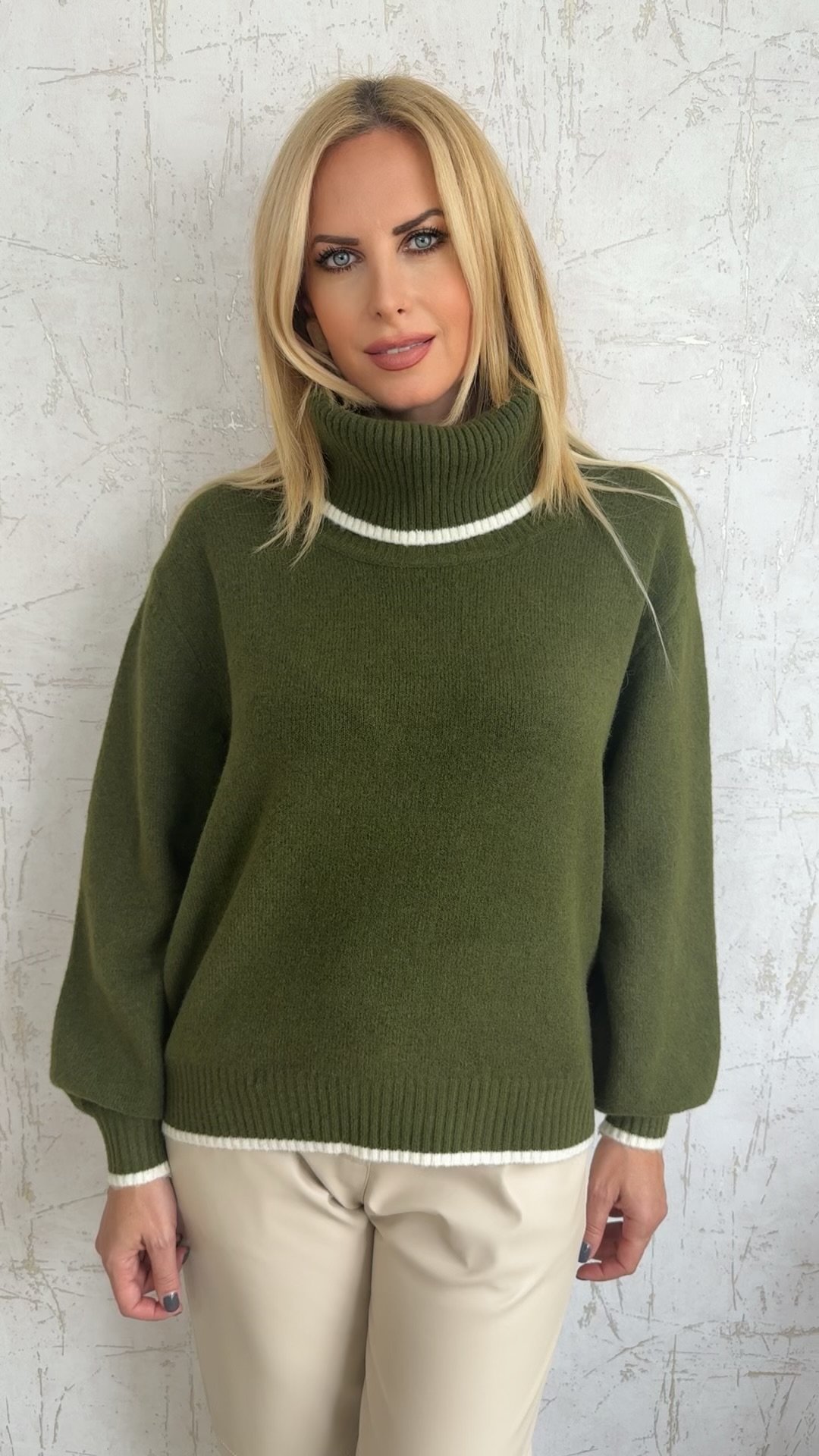 Veronica Sweater-Lime
