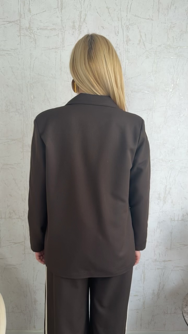 Sport Chic Twin Set-Καφε