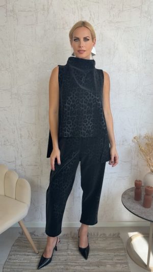 Smart Twin Set-Μαυρο