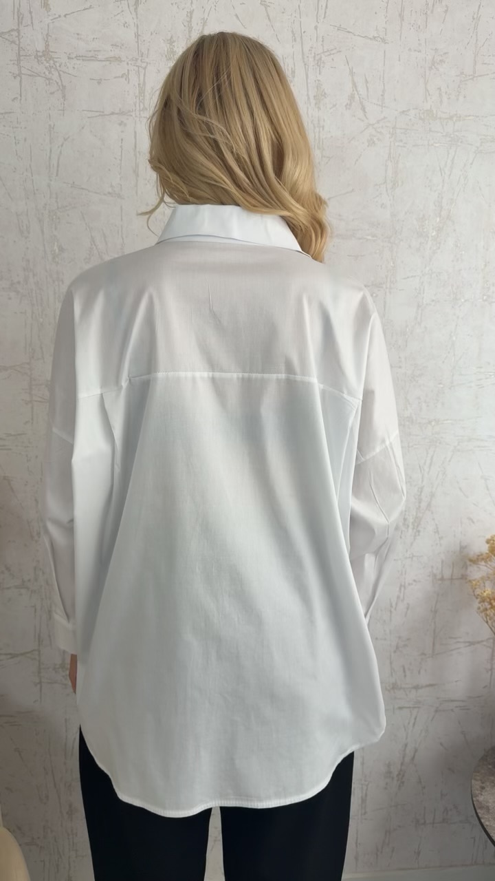 Oversized shirt-Λευκο