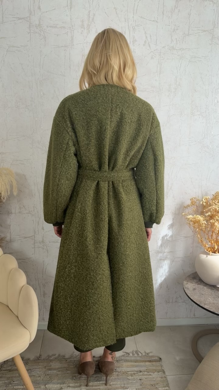 November  Trench Coat-lime