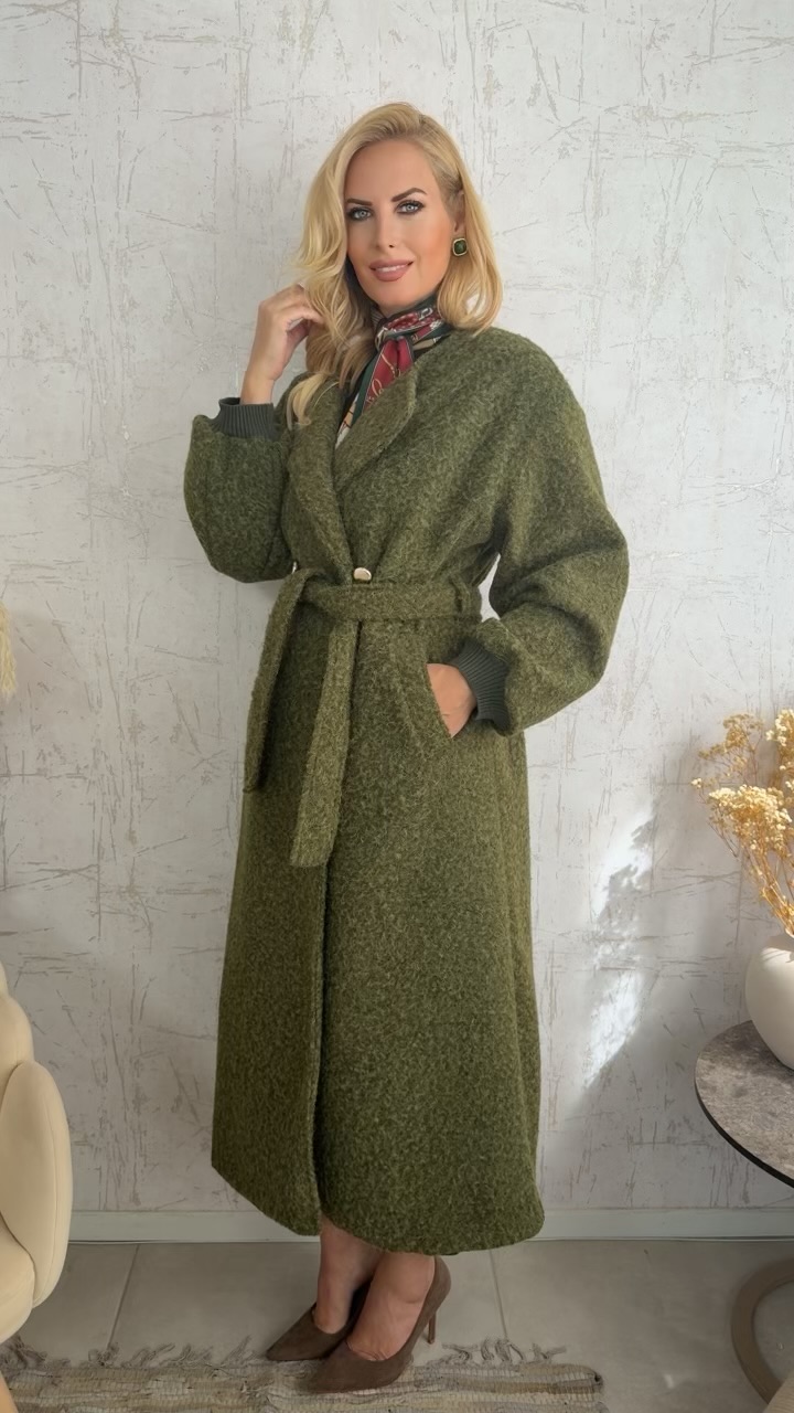 November  Trench Coat-lime