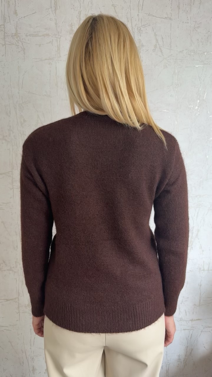 Neptune Sweater-Καφε