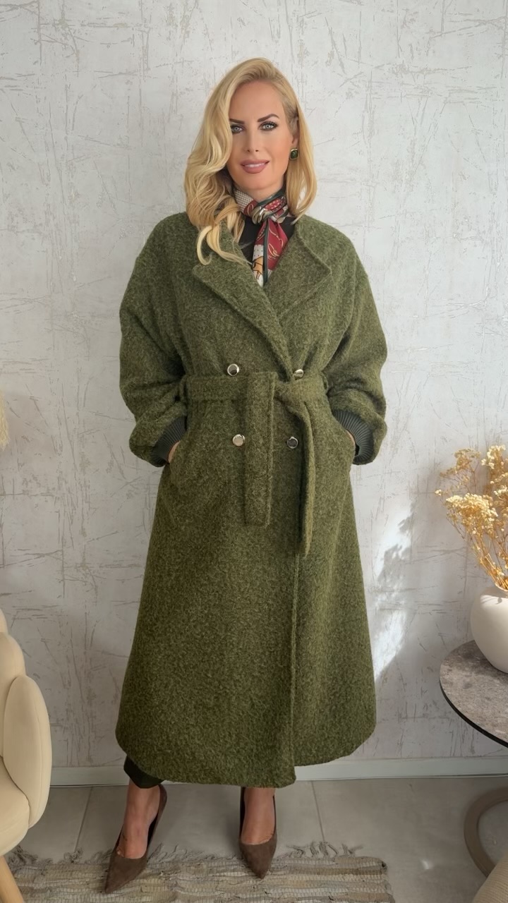 November  Trench Coat-lime