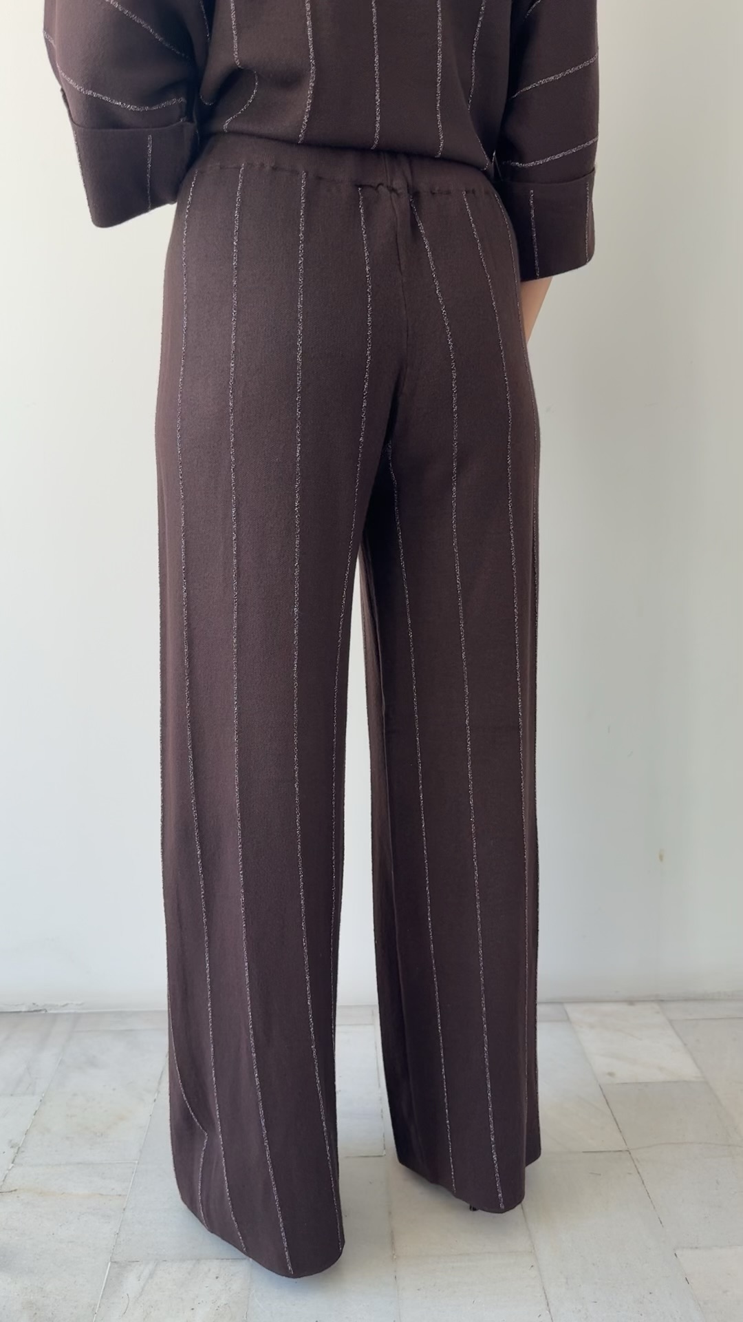 Francesca Twin Set-Καφε
