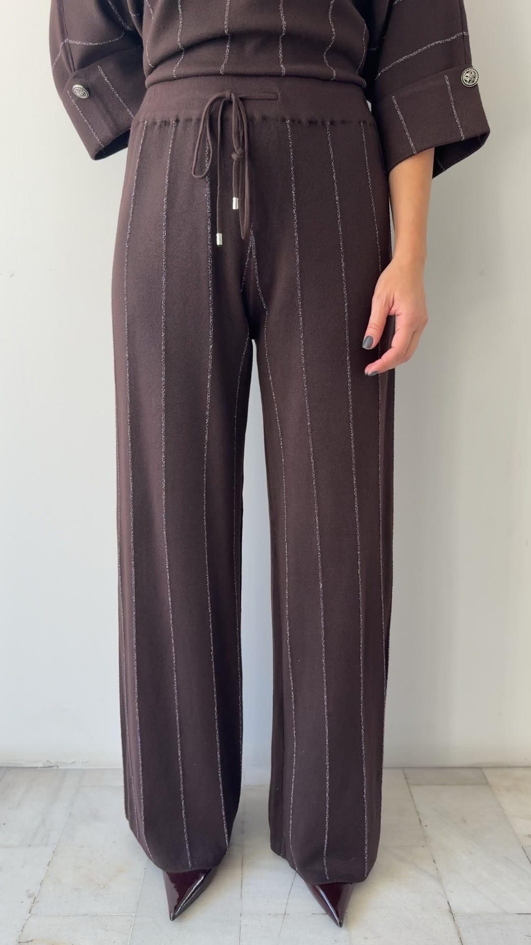 Francesca Twin Set-Καφε