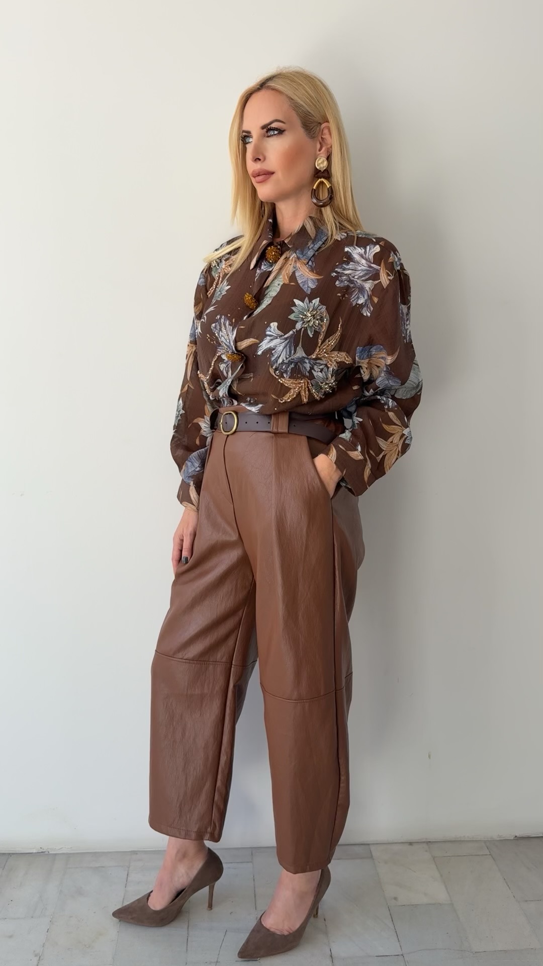 Division Leather Pants-Ταμπα