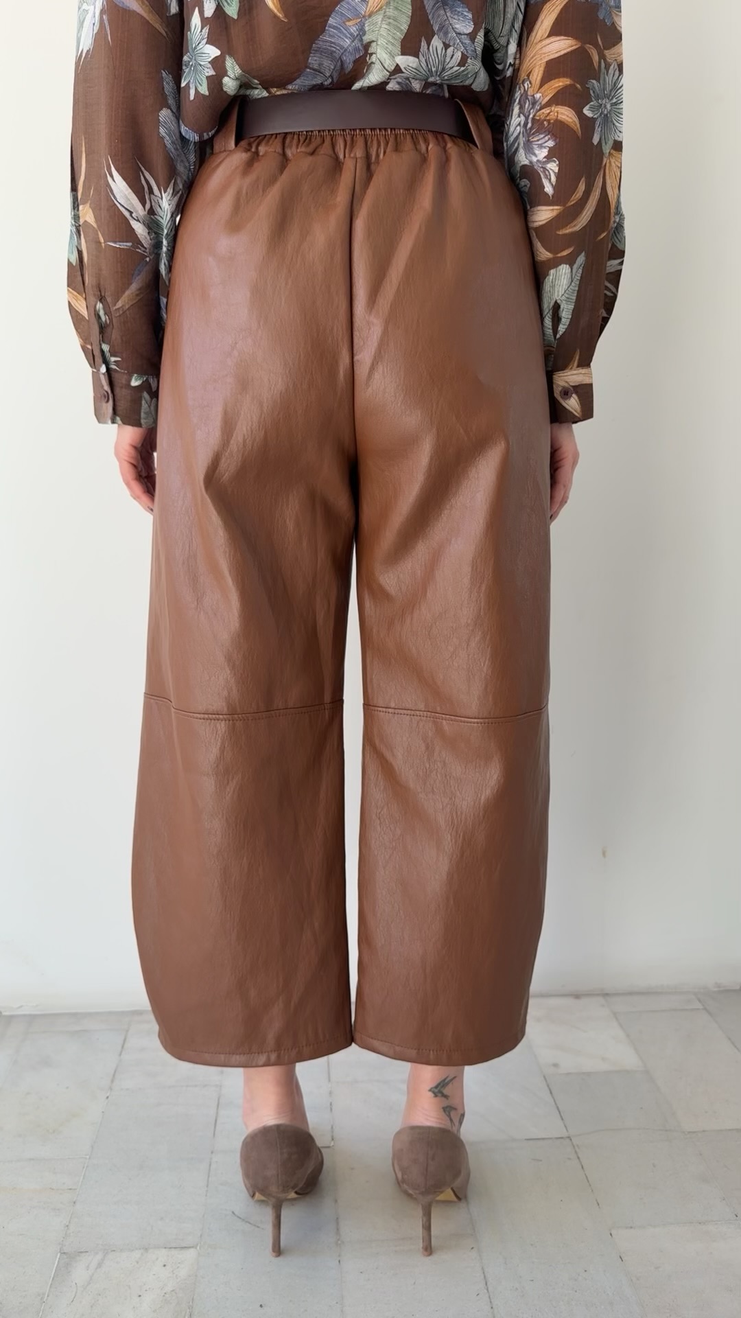 Division Leather Pants-Ταμπα