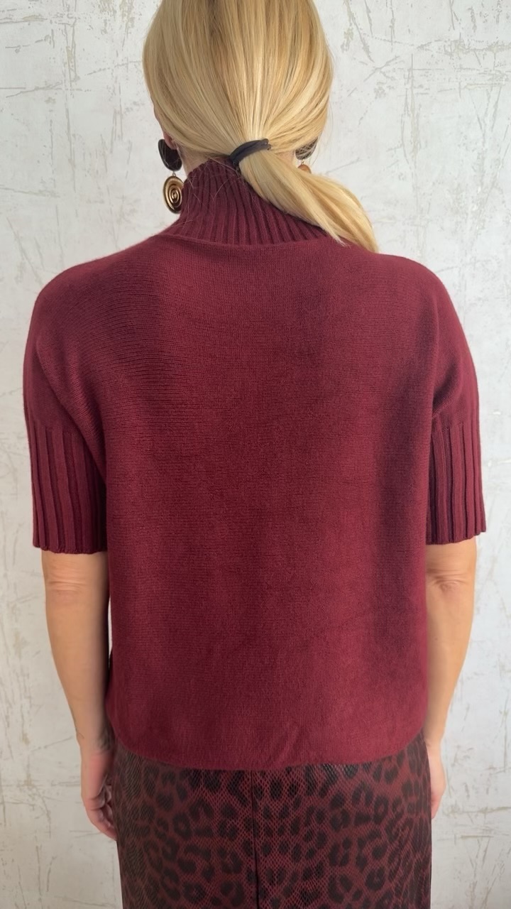 Klara Blouse-Μπορντω