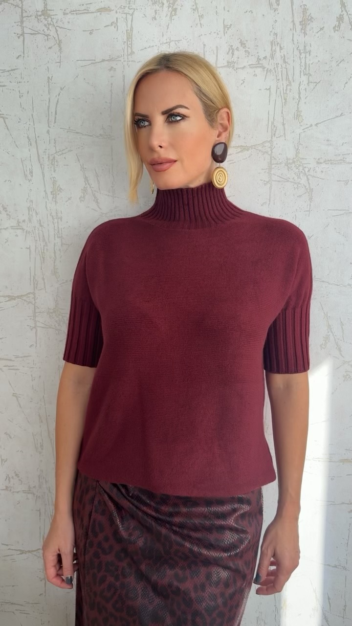 Klara Blouse-Μπορντω