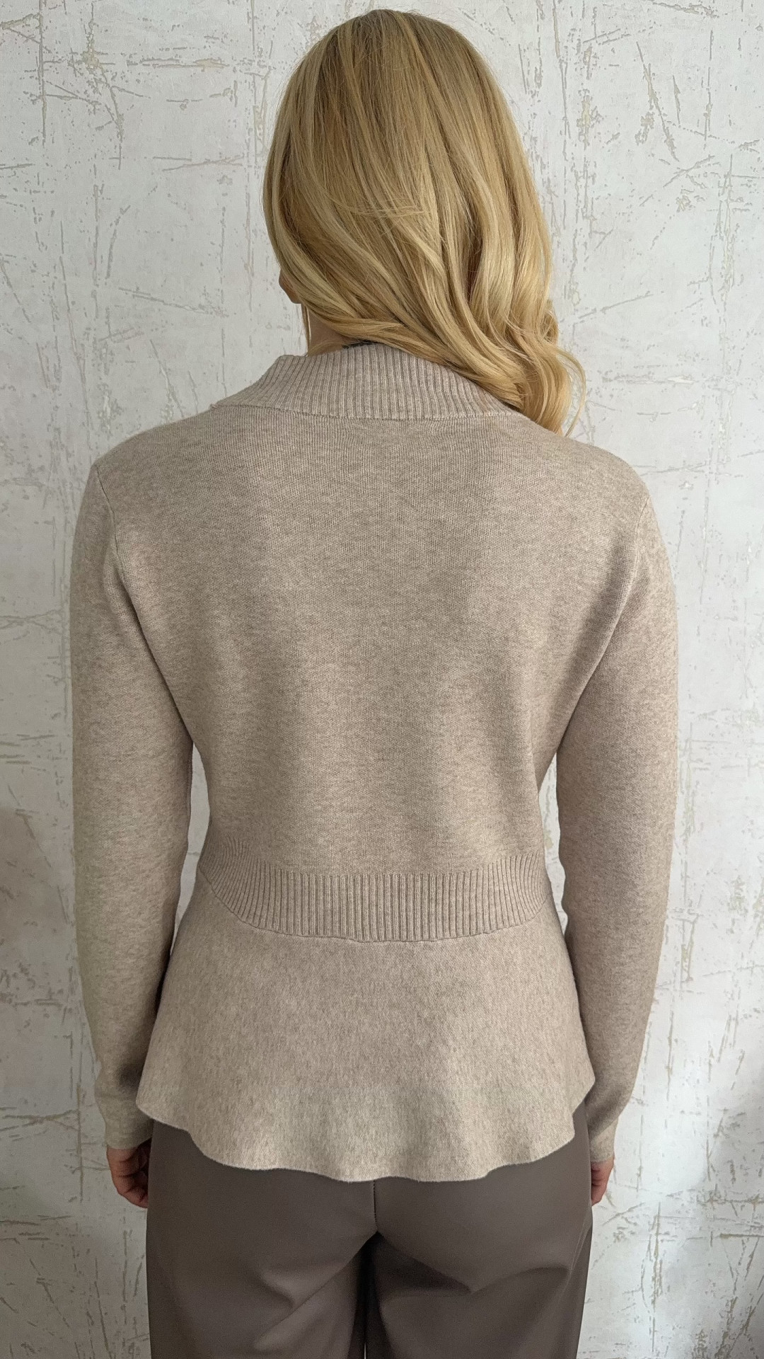 Denver Cardigan-Μπεζ