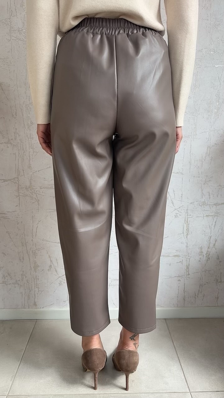 Inna Leather Pants-Πουρου