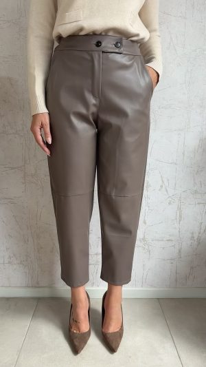 Inna Leather Pants-Πουρου