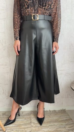 Capital Leather zip -Μαύρο