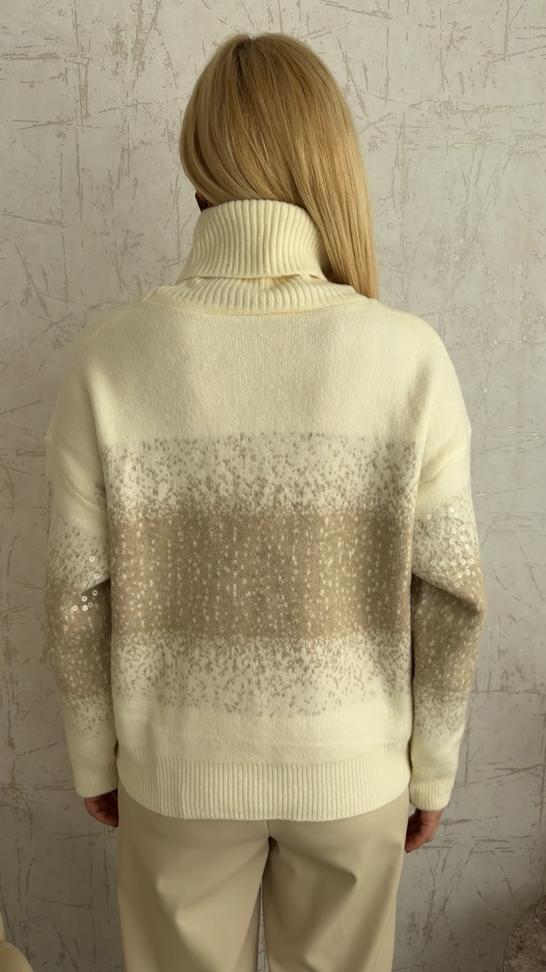 Poetry Sweater-Εκρου