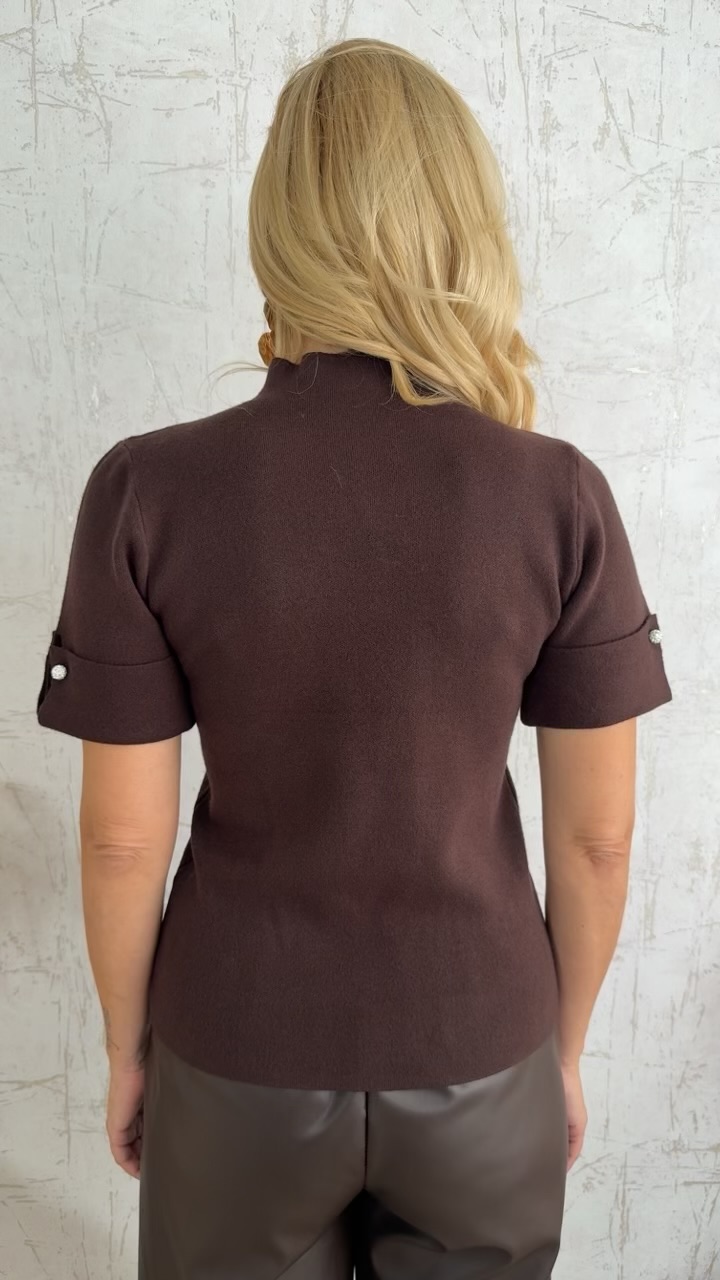 Diosa Blouse-Καφε