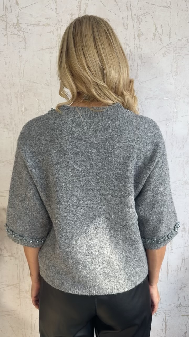 Mind Blouse-Γκρι